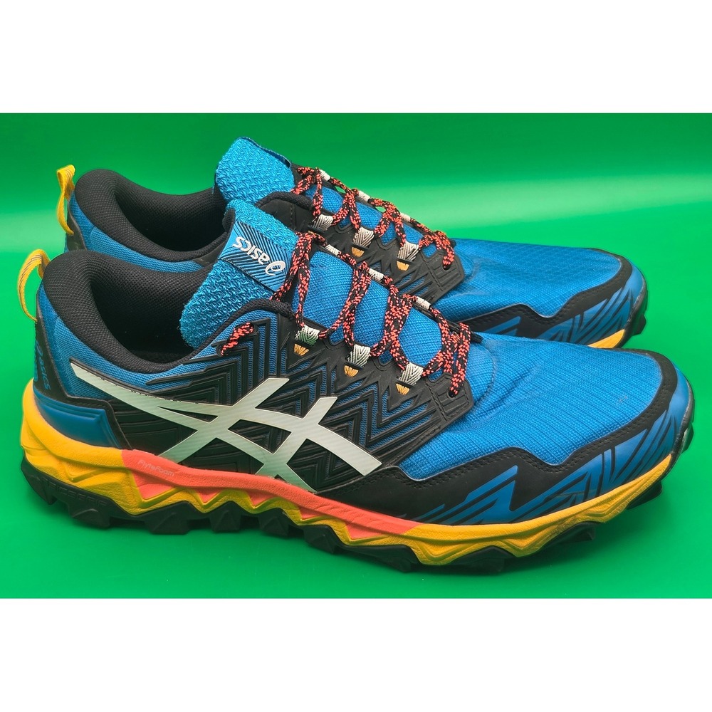 Asics Gel-Fujitrabuco 8 Trail Running Shoes Blue Black 1011A668 Mens 11.5